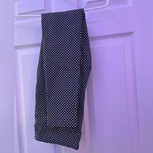 Eliane Rose Black & White Patterned Dress Pants
